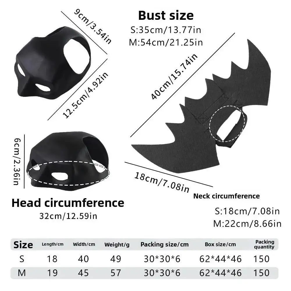 Halloween Bat Pet Costume