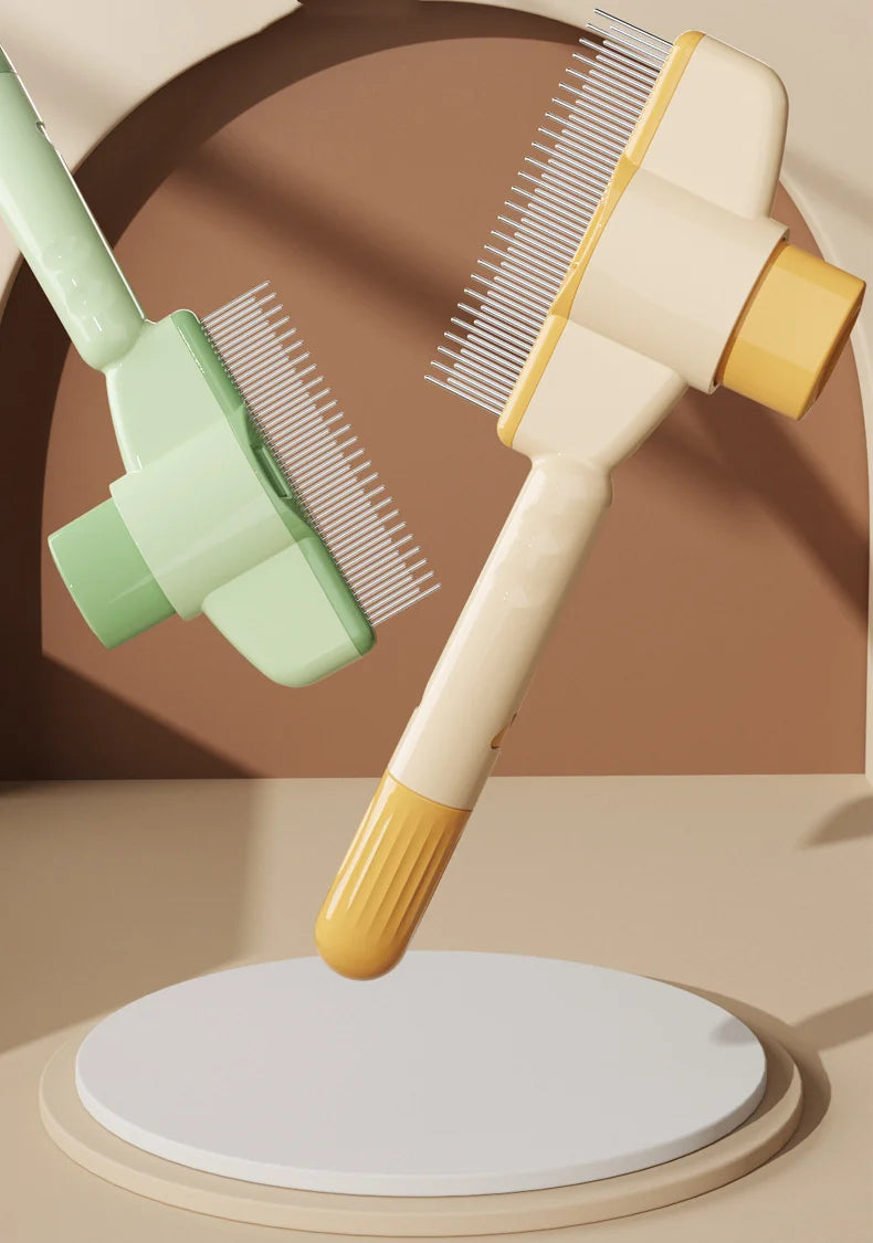 Self-Cleaning Pet Grooming Brush