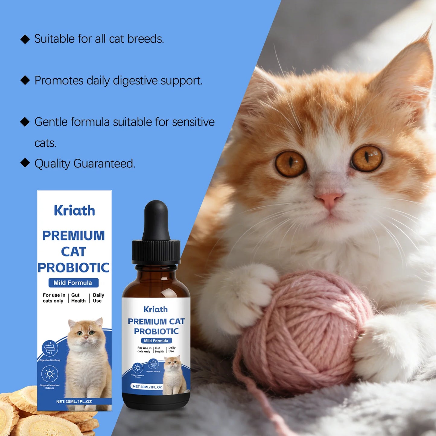 Cat Probiotic Digestive Drops