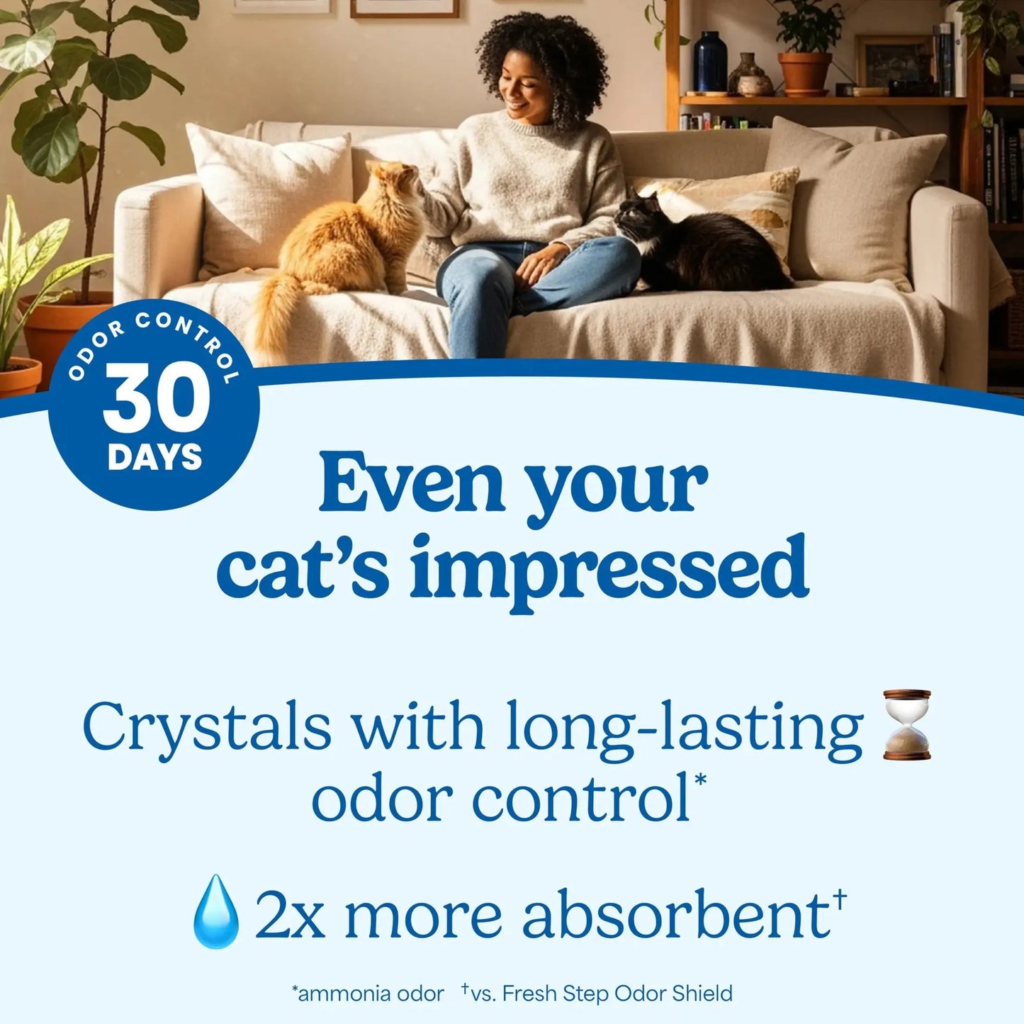 Crystal Cat Litter with Febreze Freshness (8 lb)