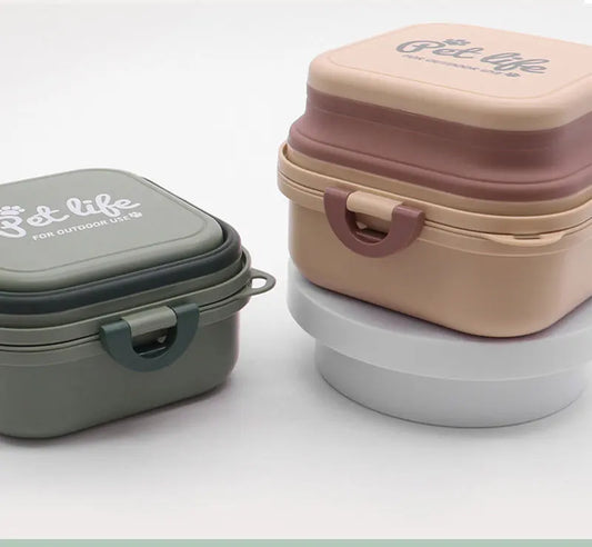 2-in-1 Foldable Pet Travel Bowls