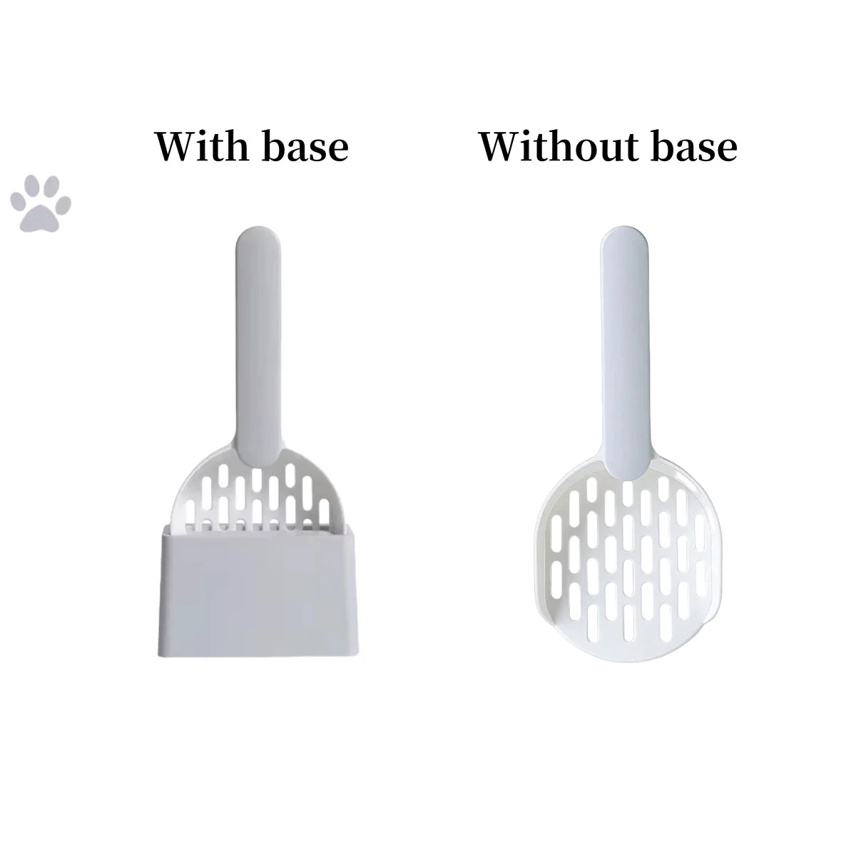 Self-Cleaning Cat Litter Scoop with Holder