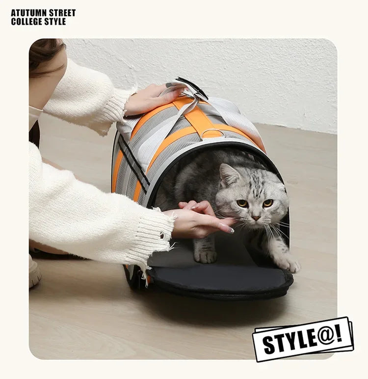 Breathable Foldable Pet Travel Carrier