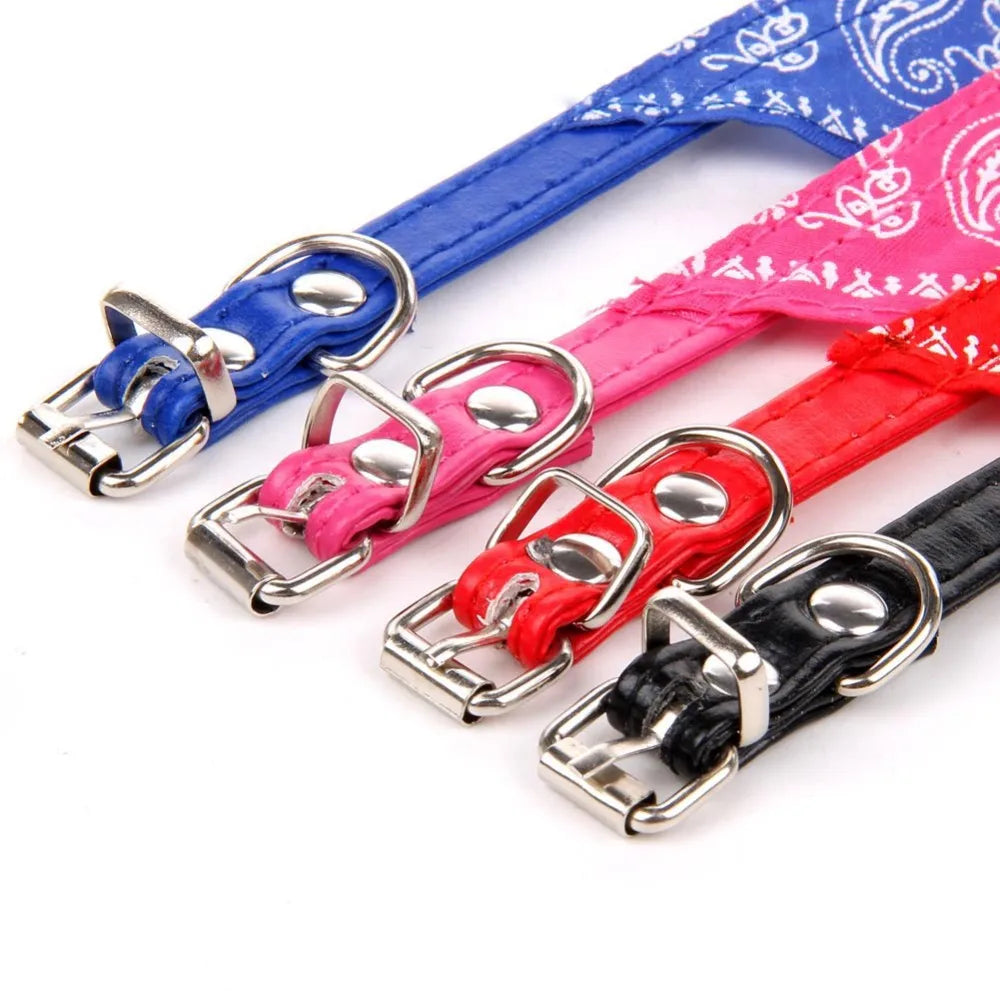 Printed Pet Bandana Collar