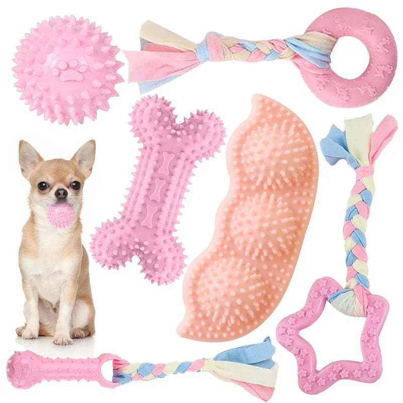 Dog Dental Chew Toy Set