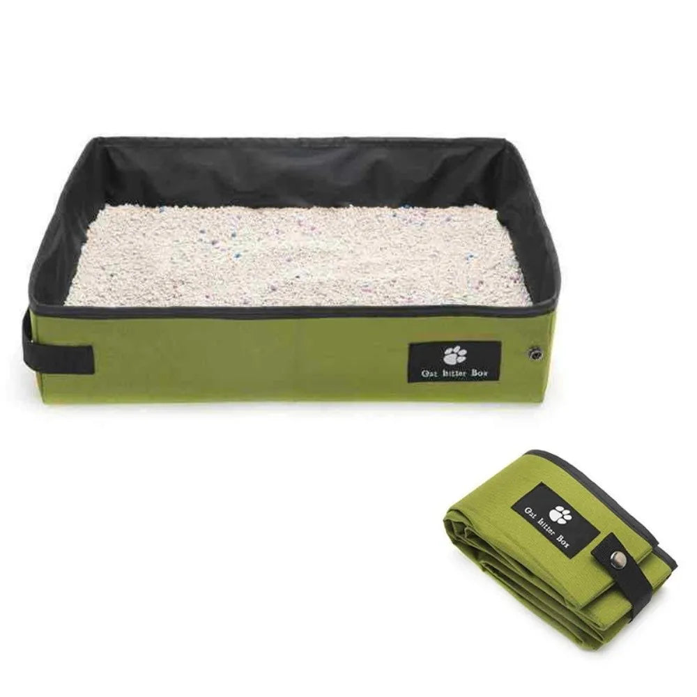 Portable Foldable Travel Cat Litter Box