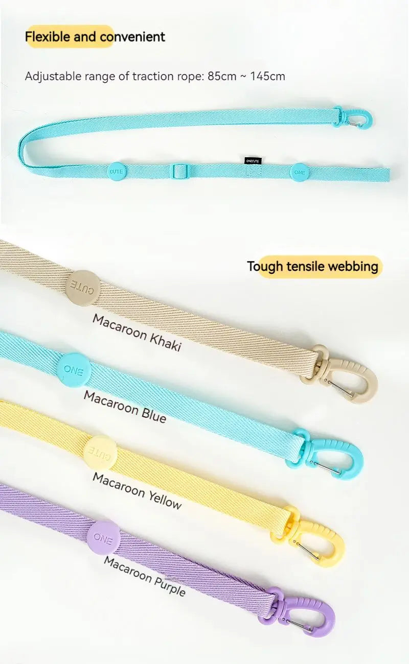 Reflective Adjustable Dog Harness, Collar & Leash Set