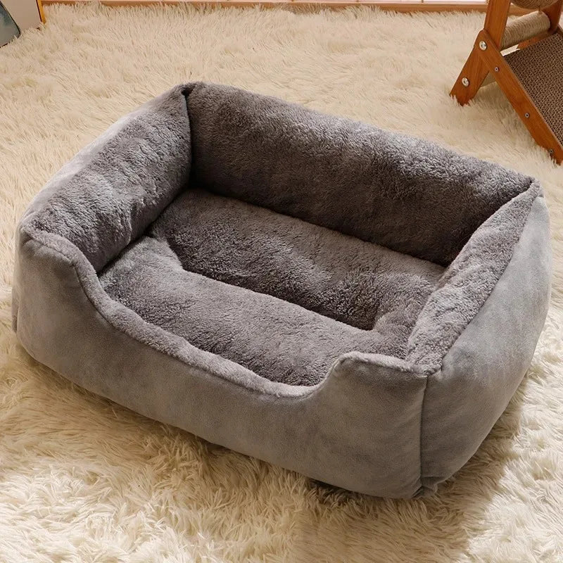 Cozy Plush Cat & Dog Bed