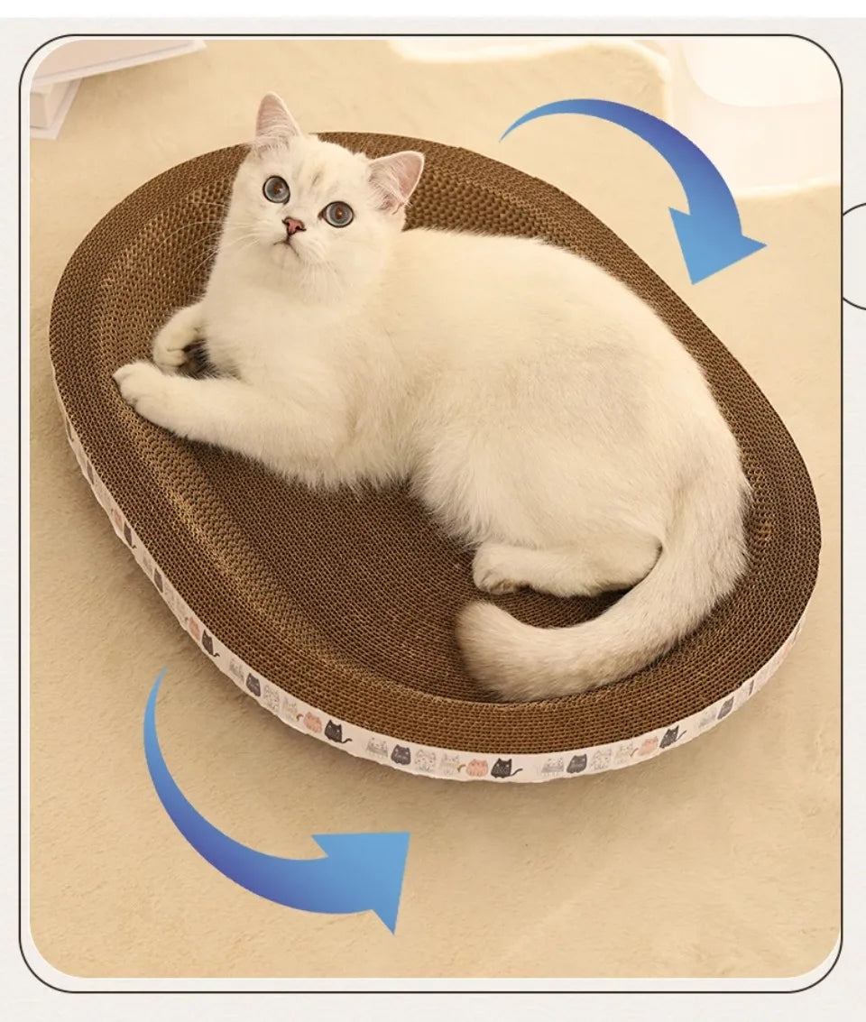Corrugated Cat Scratching Post with Catnip