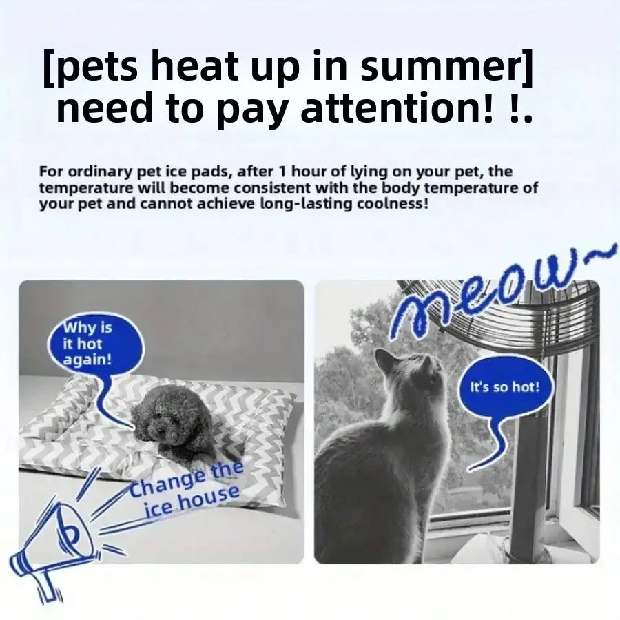 Summer Cooling Pet House Bed
