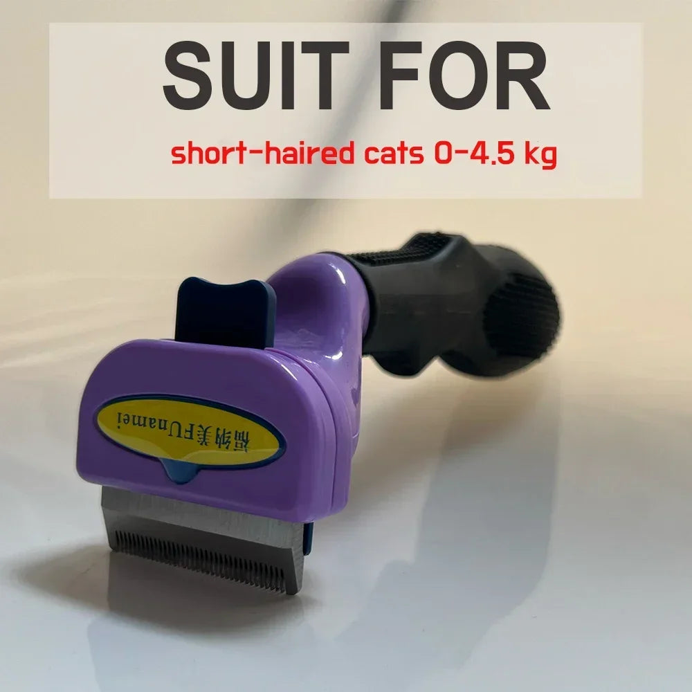 Pet Grooming Brush & Knot Remover Comb