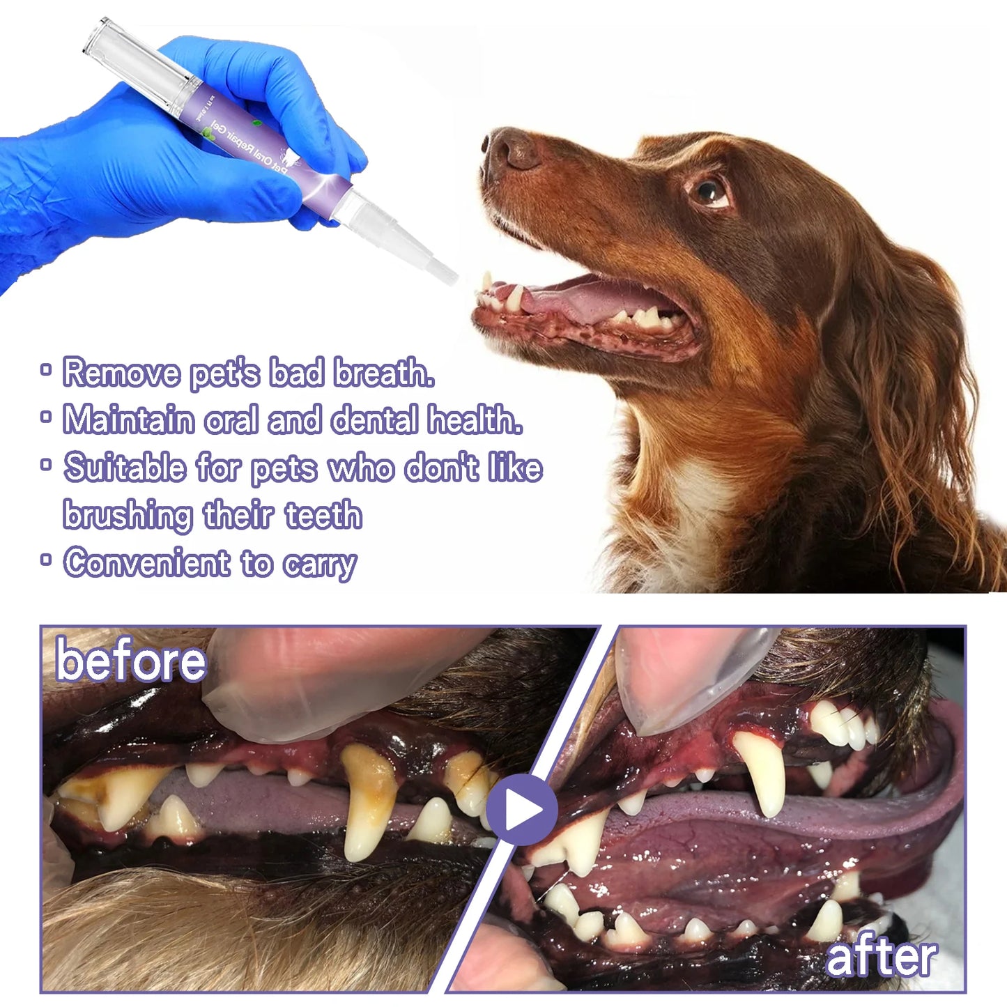 Pet Dental Care Gel Pen (3ml)