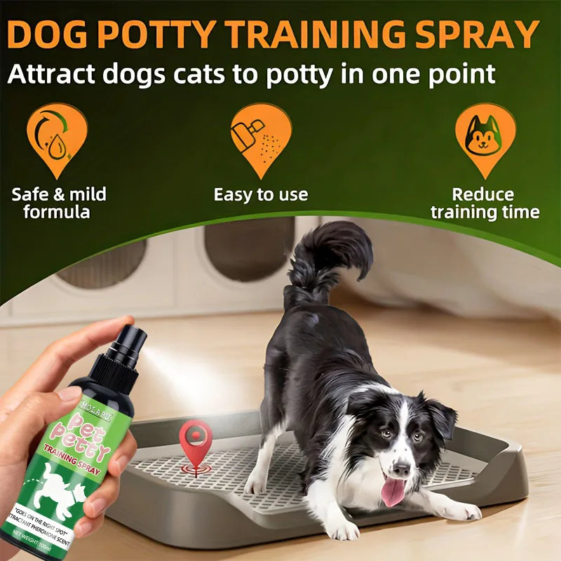 Pet Toilet Training Spray for Dogs & Cats