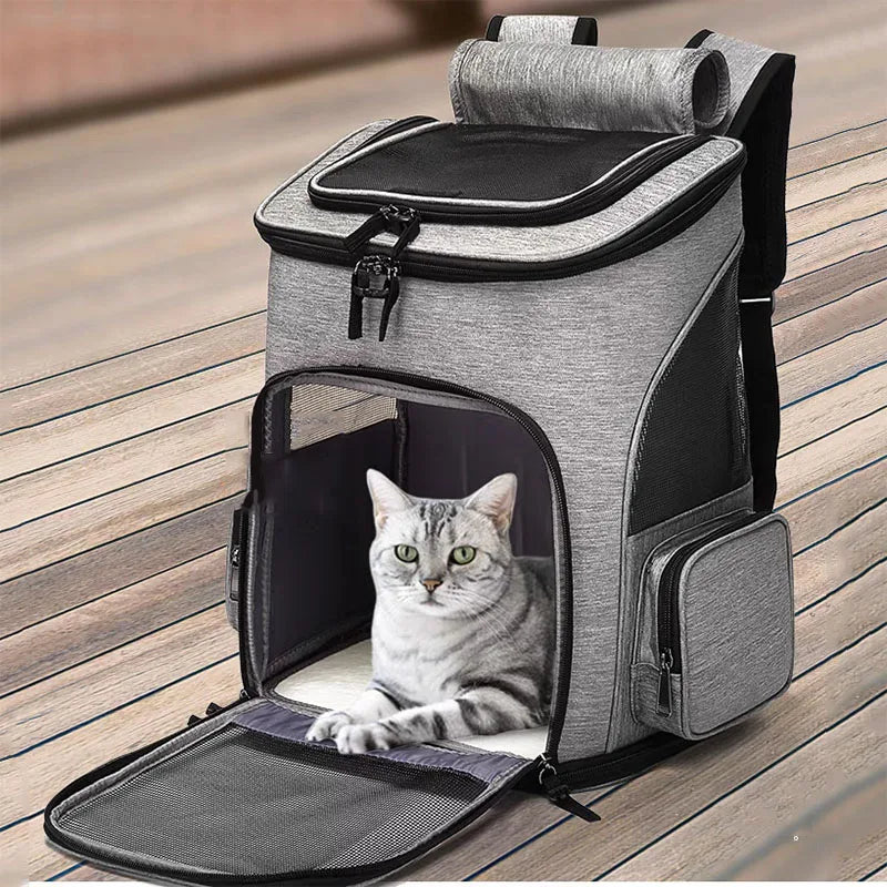 Expandable Breathable Pet Carrier Backpack
