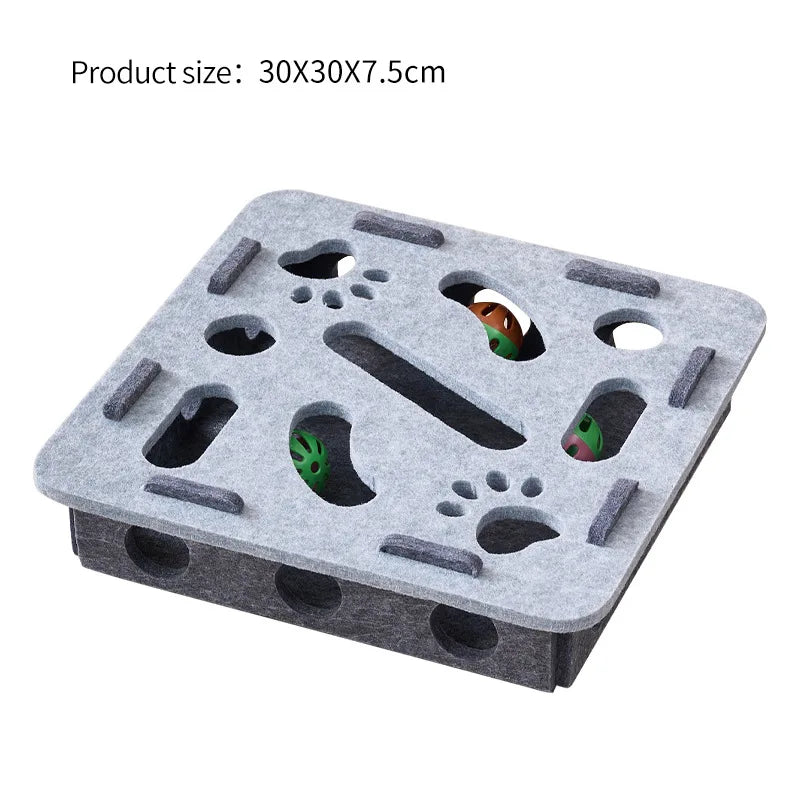 Interactive Cat Puzzle Maze Toy Box