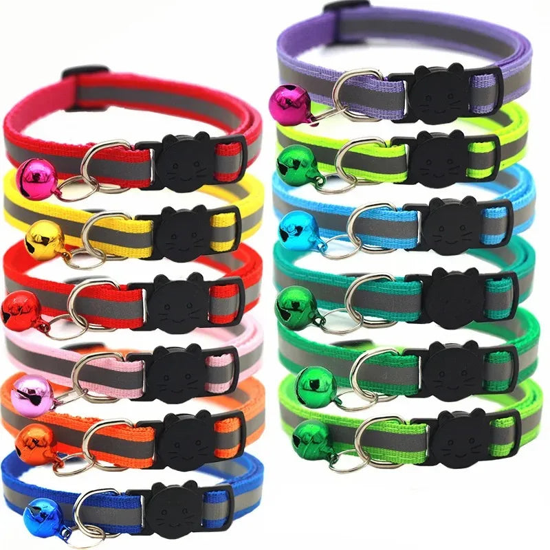 Adjustable Cat Collar with Bell