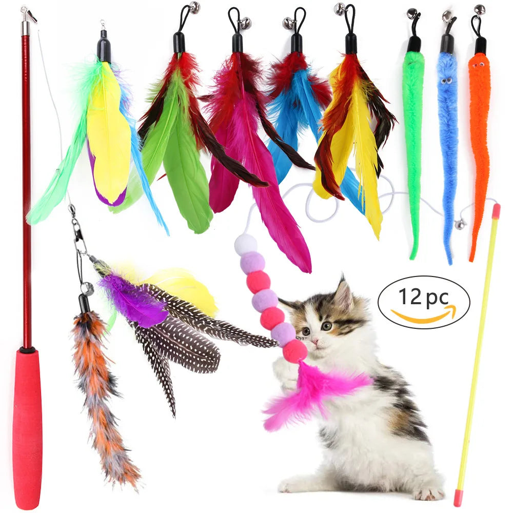 20-Piece Interactive Cat Toy Variety Set