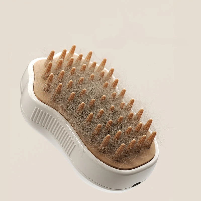 3-in-1 Steam Pet Grooming Brush