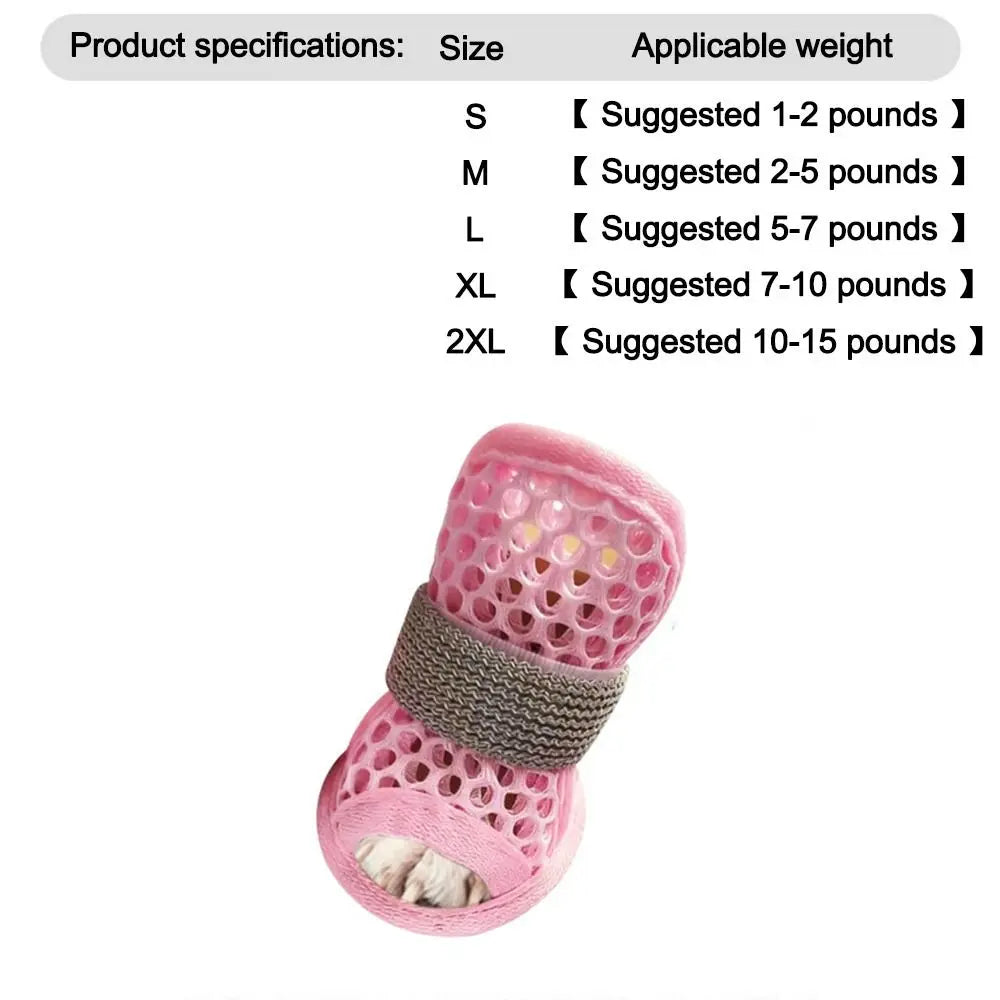 Mesh Dog Shoes