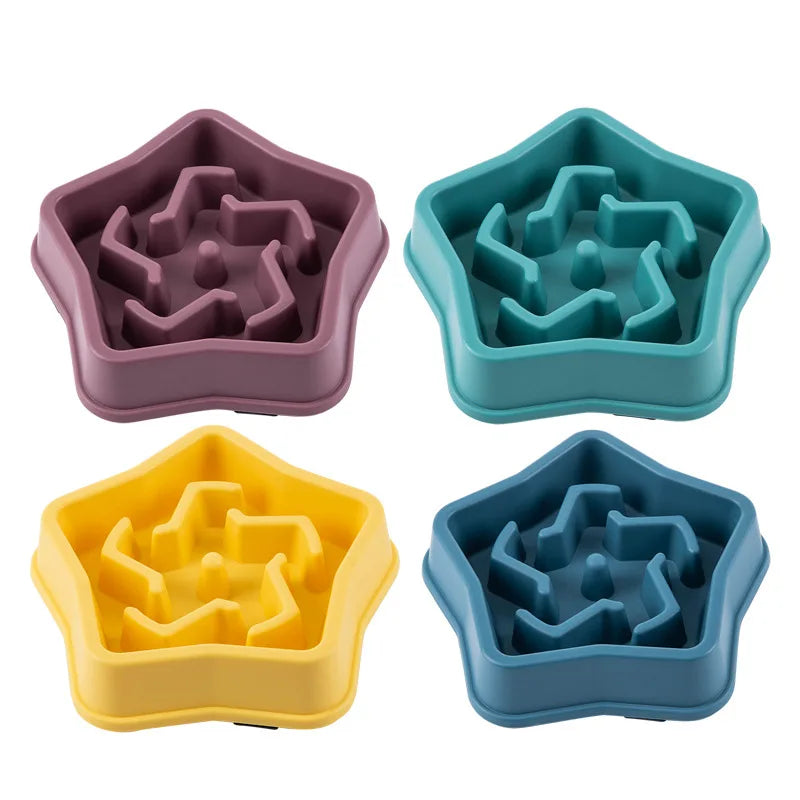 Non-Slip Slow Feeder Bowl for Dogs & Cats