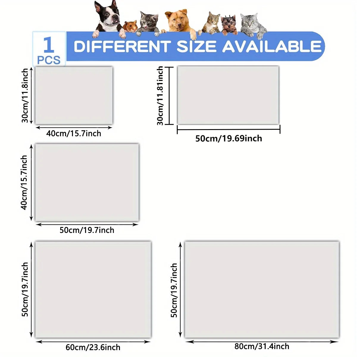 Bone-Shaped Waterproof Pet Feeding Mat