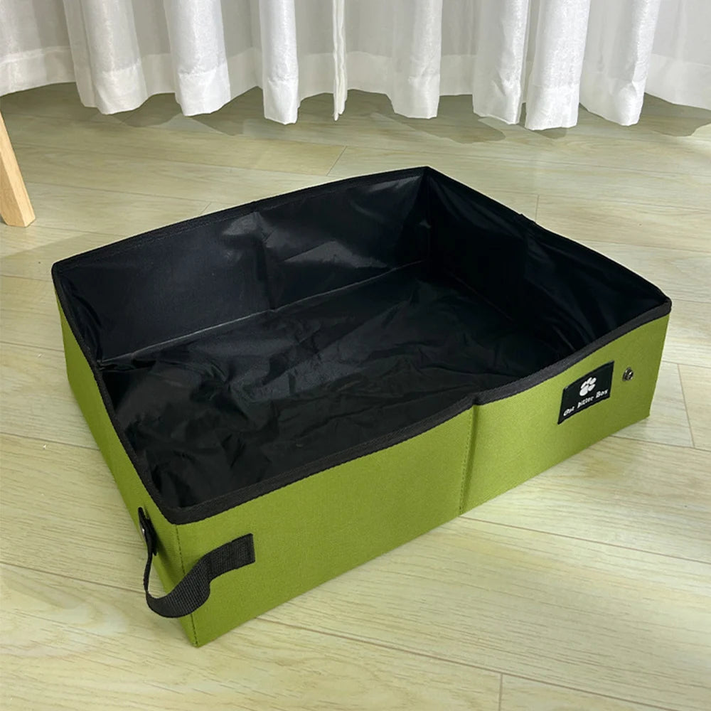 Portable Foldable Travel Cat Litter Box
