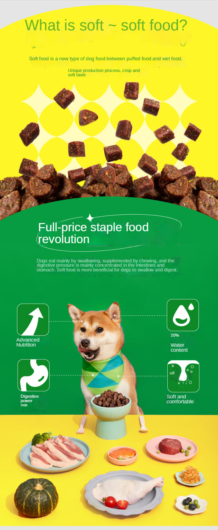 Soft Double Flavor Dog Food