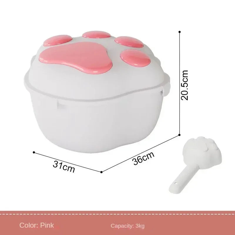 Large Airtight Pet Food Storage Bucket