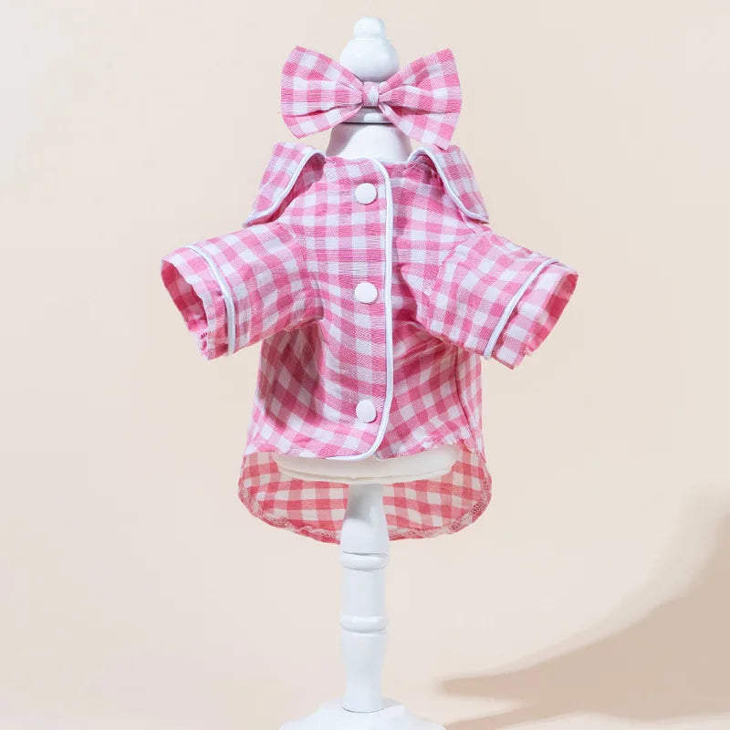 Plaid Pet Pajamas