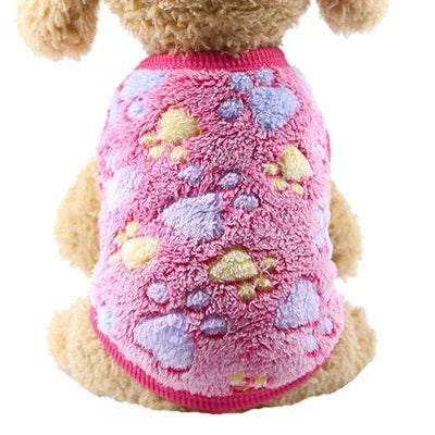 Cartoon Fleece Pet Vest