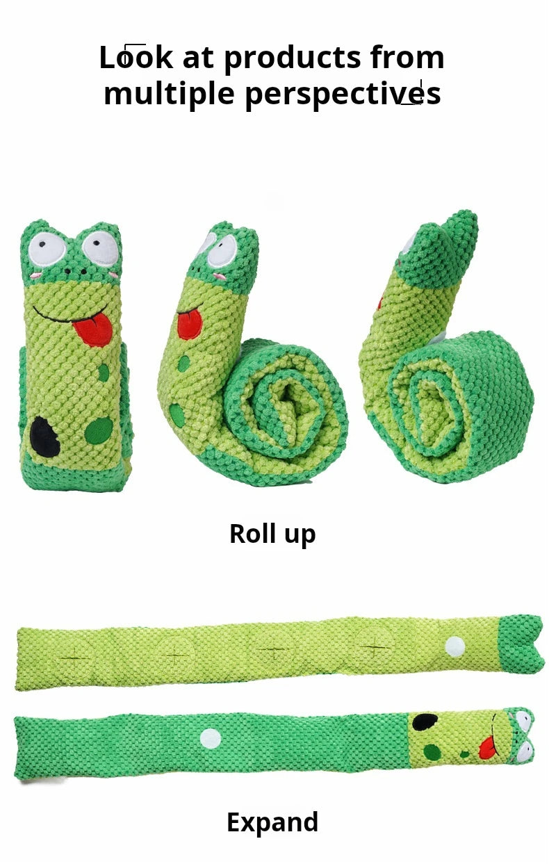 Interactive Snail Puzzle Feeder Dog Toy