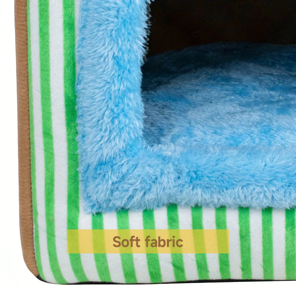 Foldable Washable Pet House Bed