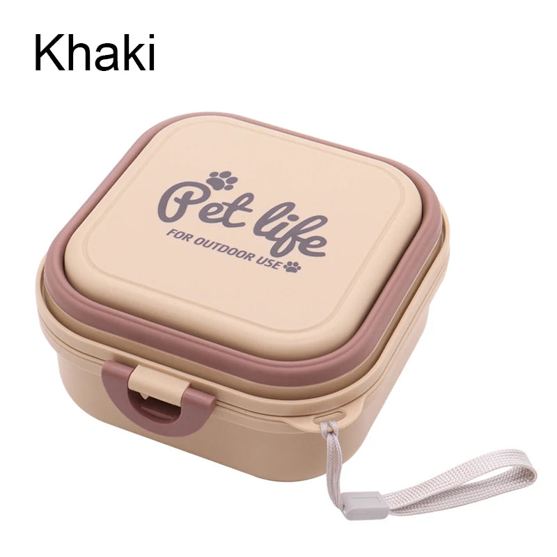 2-in-1 Foldable Pet Travel Bowls