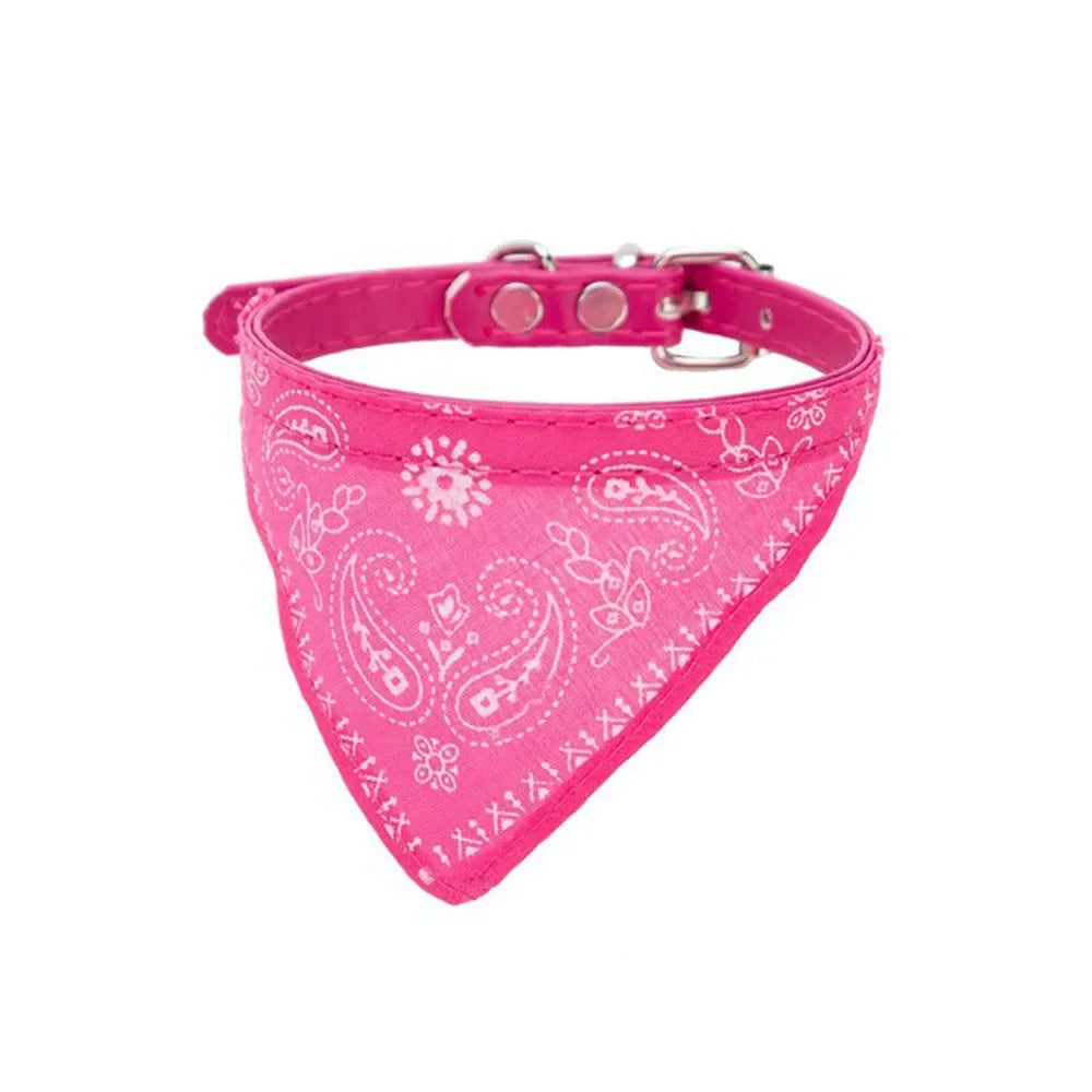 Printed Pet Bandana Collar