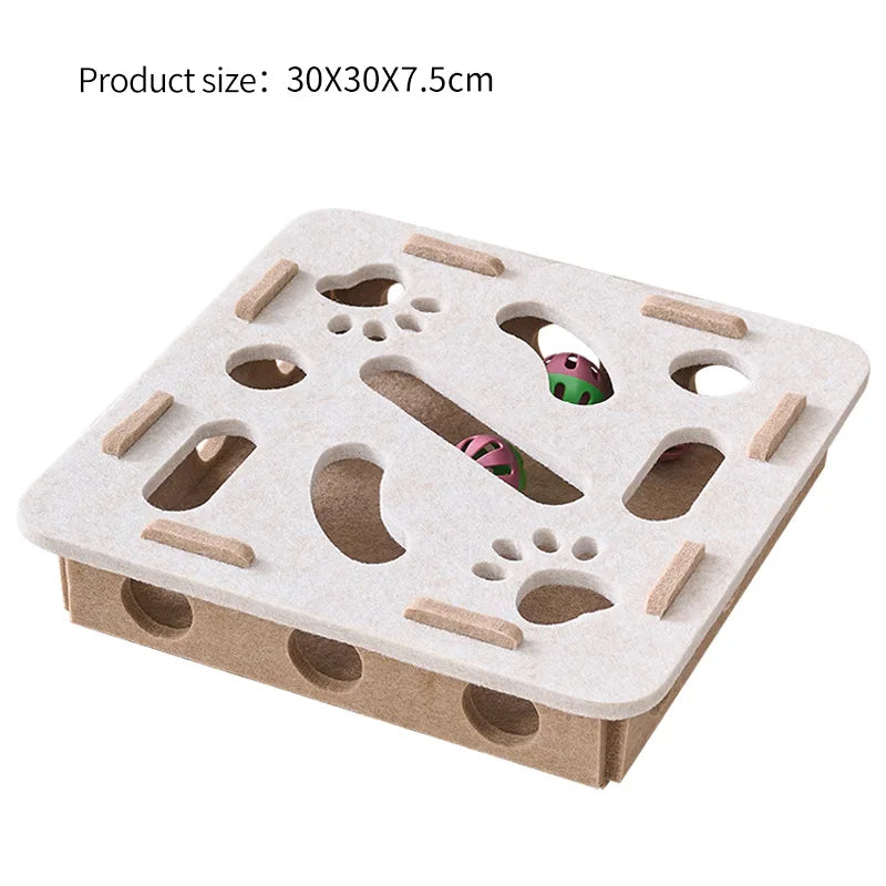 Interactive Cat Puzzle Maze Toy Box
