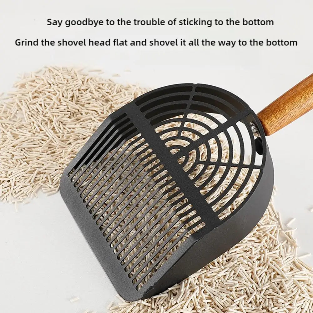Stainless Steel Cat Litter Scoop with Long Handle