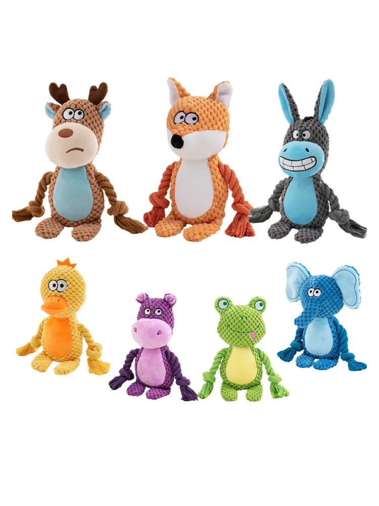 Plush Squeaky Dog Chew Toy
