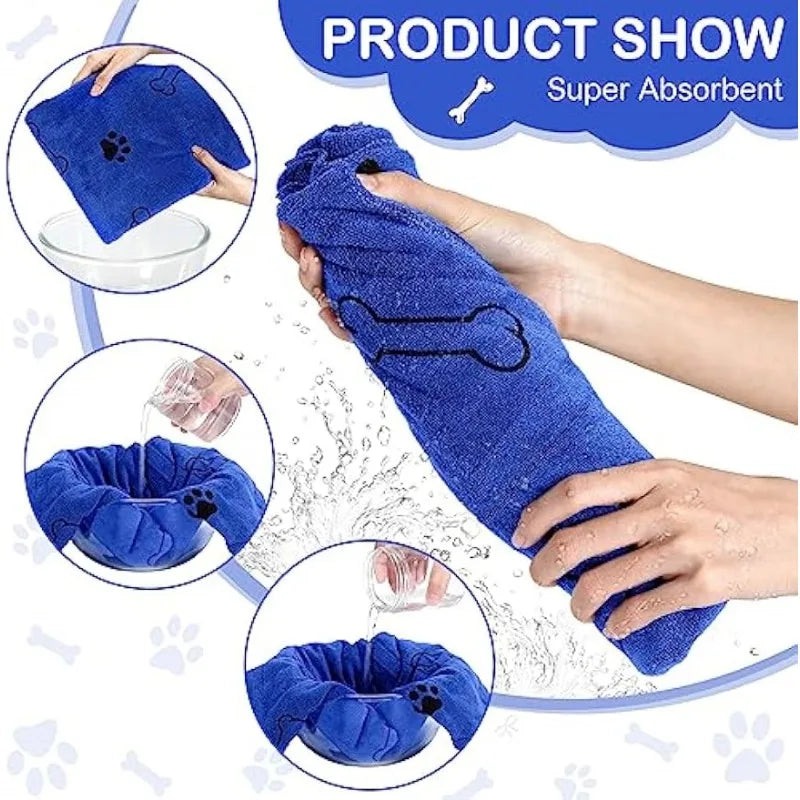 Quick-Dry Microfiber Pet Towel