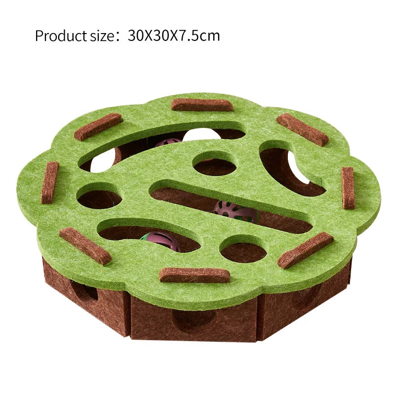 Interactive Cat Puzzle Maze Toy Box