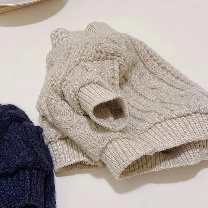 Letter Dog Sweater