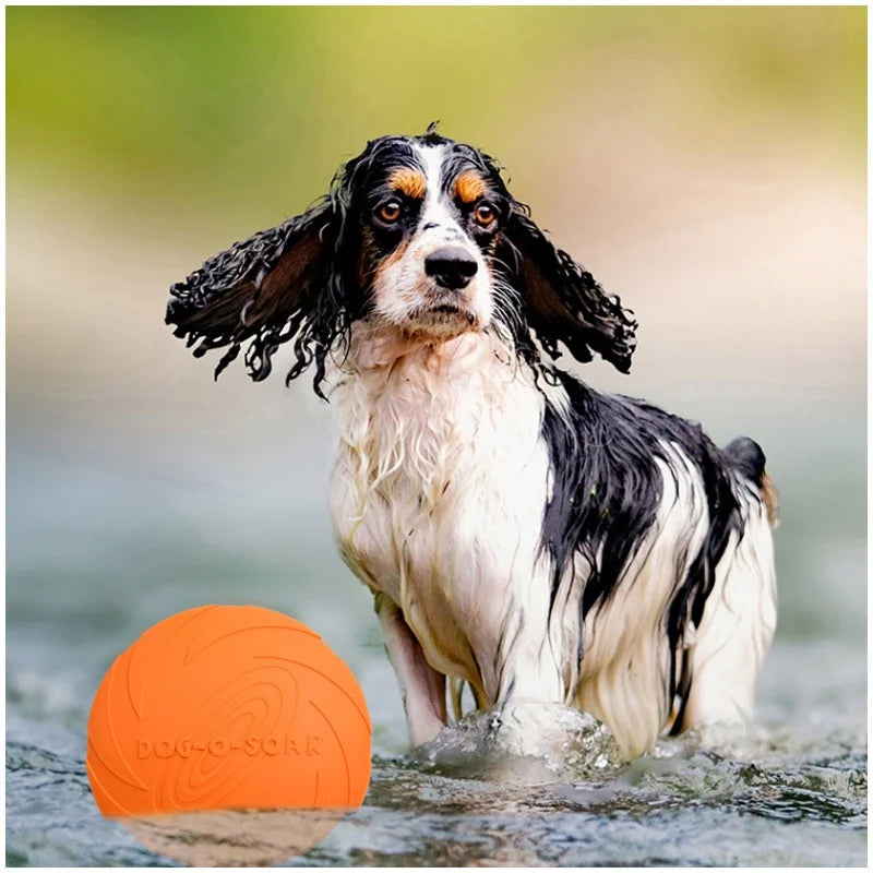 Silicone Flying Disc Dog Toy