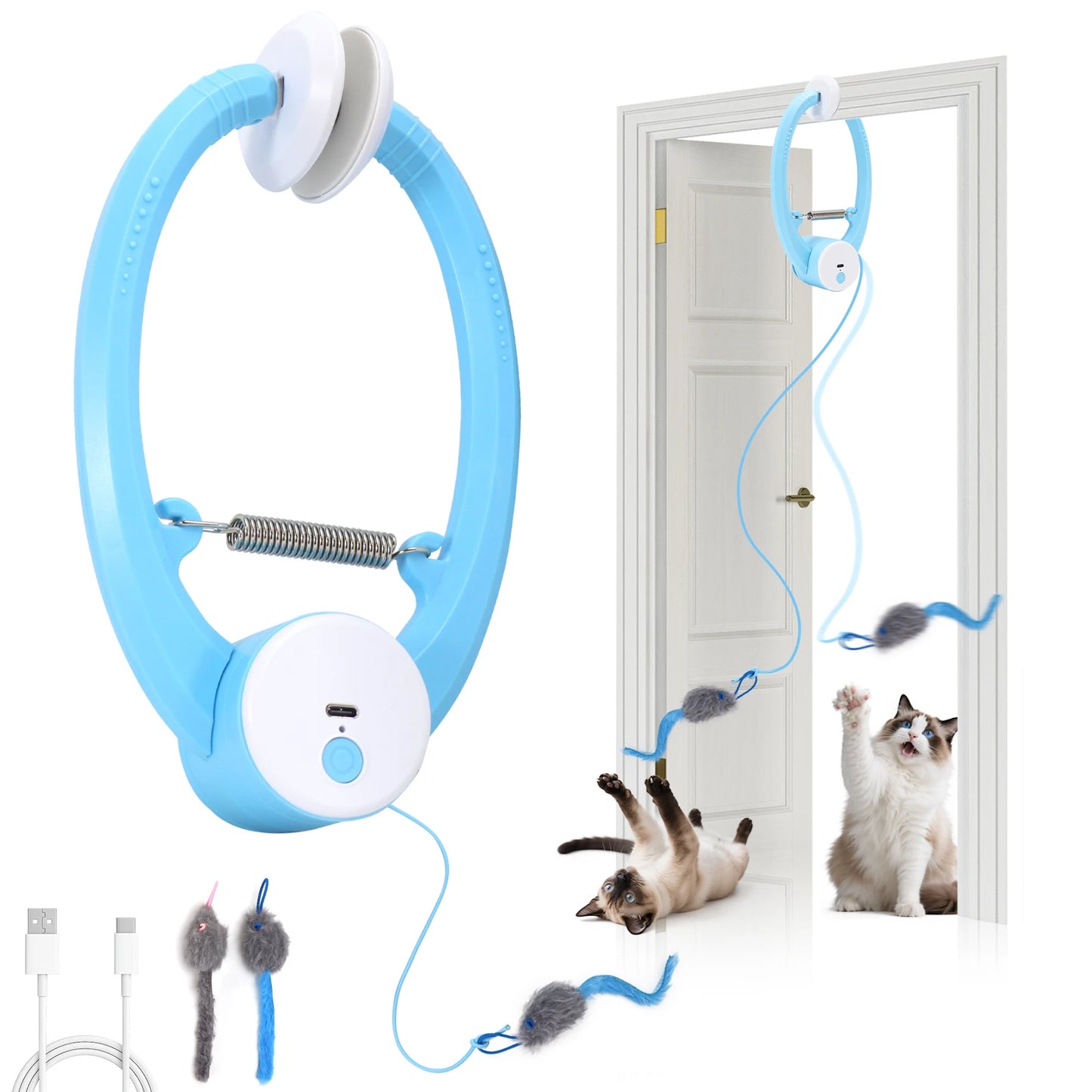 USB Rechargeable Automatic Butterfly Cat Toy