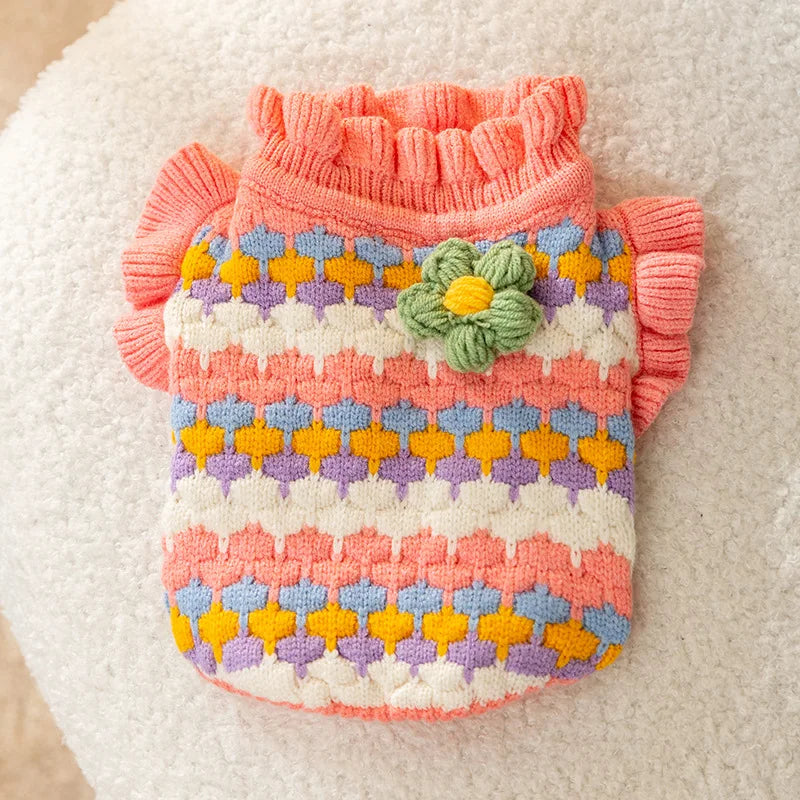 Letter Dog Sweater