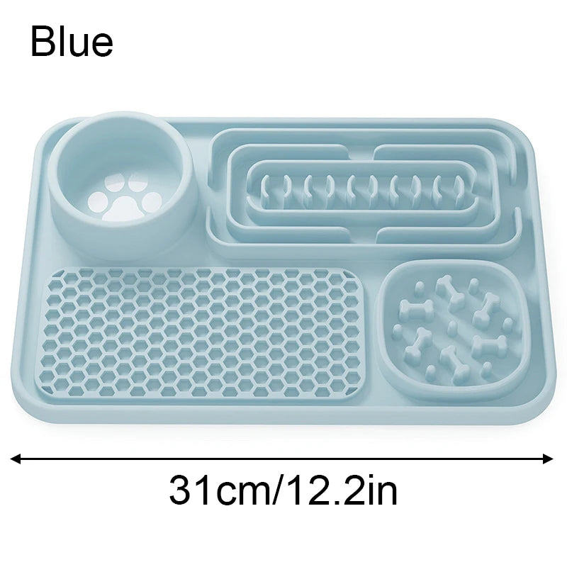 Silicone Slow Feeder & Lick Mat with Suction cups