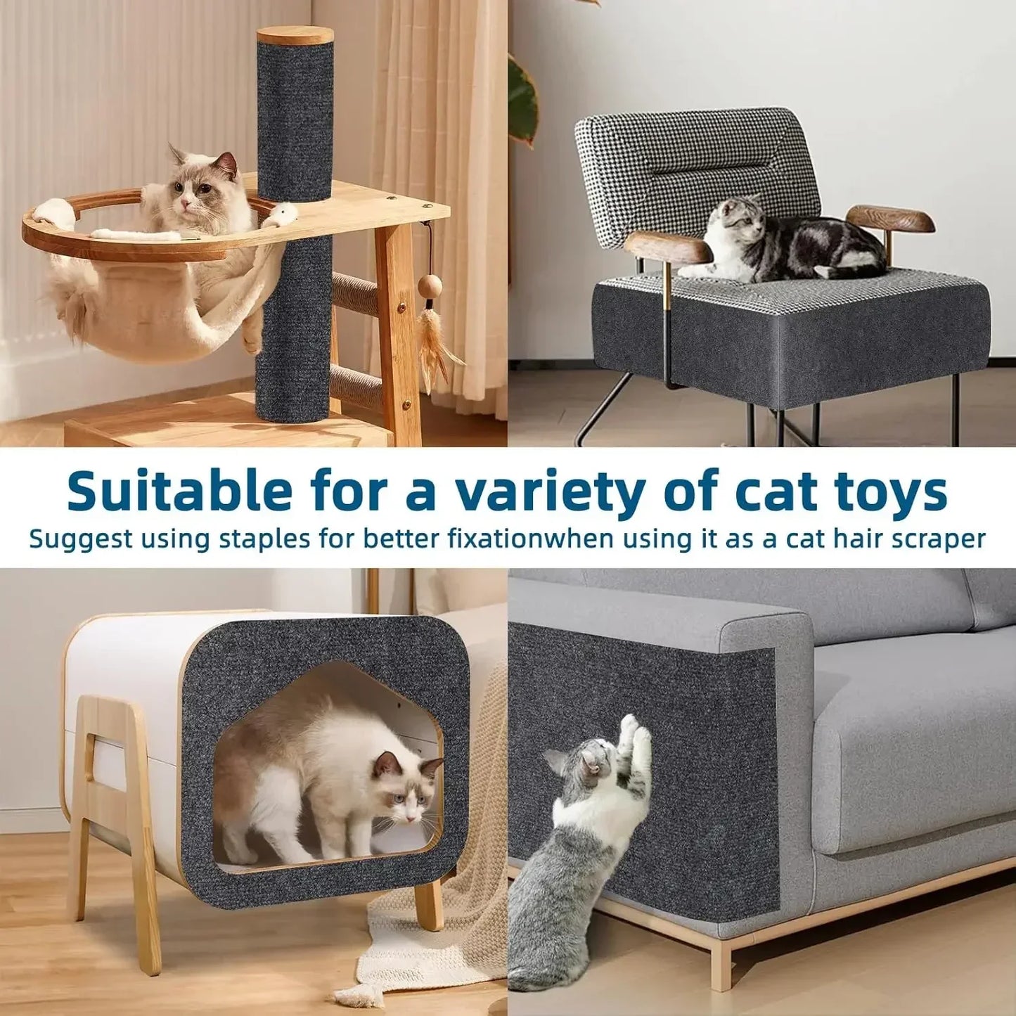 Self-Adhesive Cat Scratcher & Furniture Protector