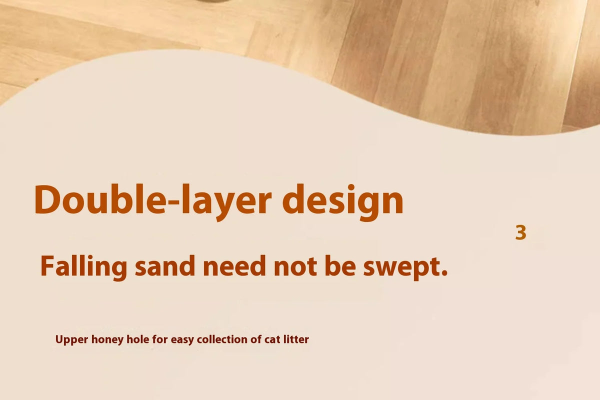 Waterproof Double-Layer Cat Litter Mat