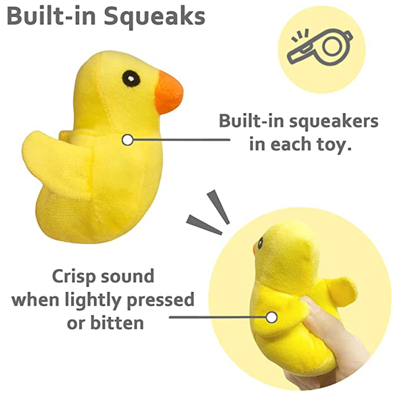 Plush Squeaky Bone Dog Toy