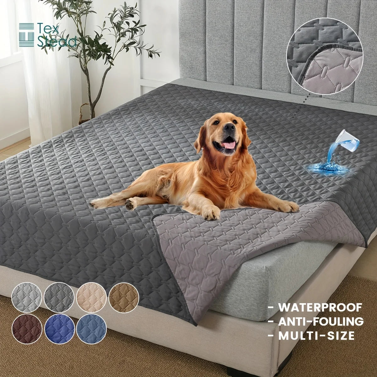Waterproof Reversible Dog Bed & Furniture Cover