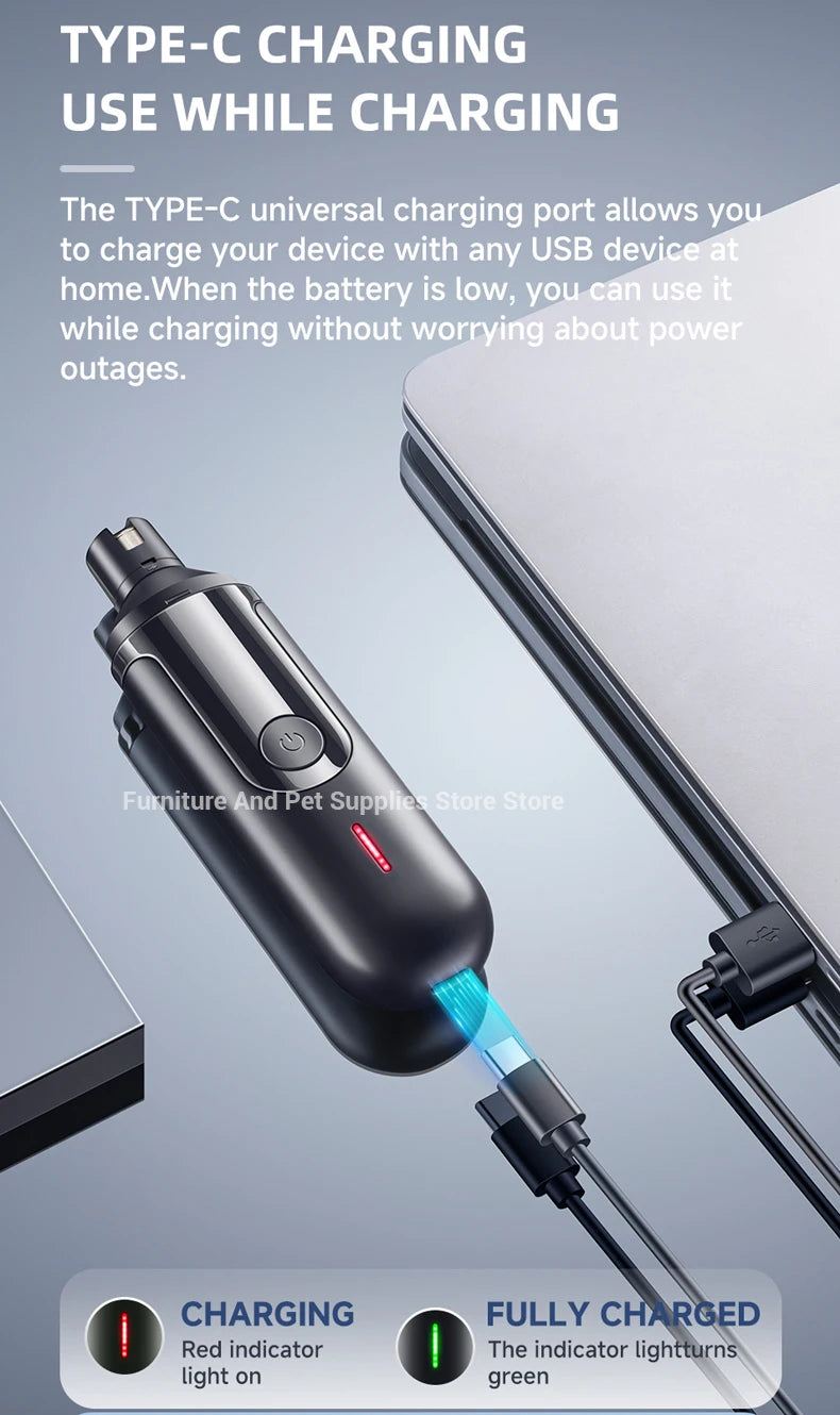 USB Rechargeable Pet Nail Grinder