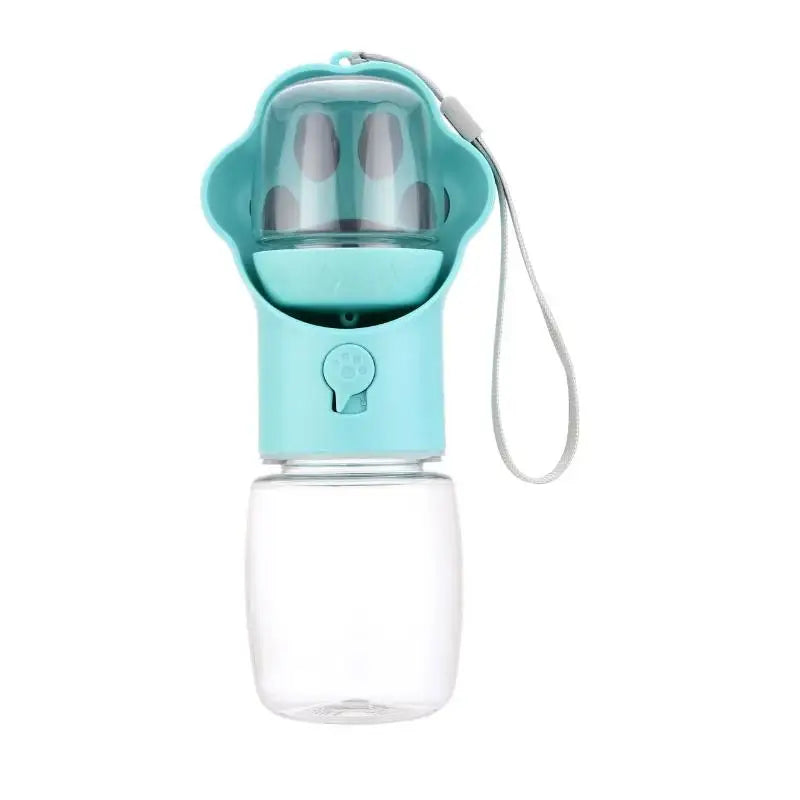 2-in-1 Pet Water Bottle & Food Dispenser